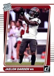 2021 Clearly Donruss Base Set Jaelon Darden #88 card