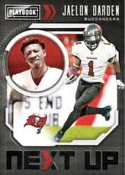 2021 Panini Playbook Next Up Jaelon Darden #NXT-JDA card