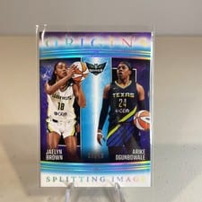 2024 Panini Origins WNBA Splitting Image Jaelyn Brown/Arike Ogunbowale #2 card