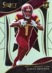 2021 Panini Select Base Set Jahan Dotson #415 card