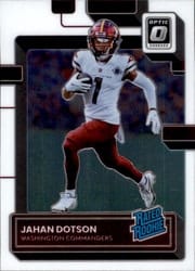 2022 Donruss Optic Base Set Jahan Dotson #210 card