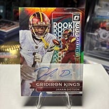 2022 Donruss Optic Rookie Gridiron Kings Autographs Jahan Dotson #RGK-13 card