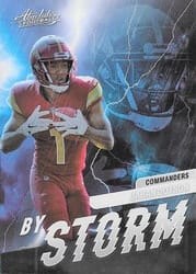 2022 Panini Absolute By Storm Jahan Dotson #BST-10 card