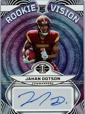 2022 Panini Illusions Rookie Vision Signatures Jahan Dotson #RVS-JD card