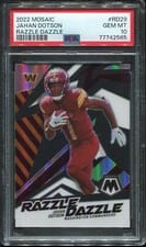 2022 Panini Mosaic Razzle Dazzle Jahan Dotson #RD-29 card