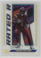 2022 Panini XR Rated R Jahan Dotson #RR-10 card