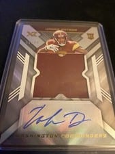 2022 Panini XR Rookie XL Swatch Autographs Jahan Dotson #RXA-JD card