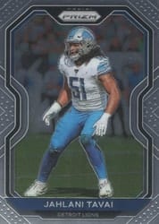 2020 Panini Prizm Base Set Jahlani Tavai #203 card
