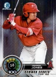 2018 Bowman Scouts Top 100 Jahmai Jones #BTP-58 card