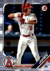 2019 Bowman Draft Base Set Jahmai Jones #BD-163 card