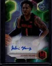 2023-24 Bowman University Best Best of 2023 Refractor Autographs Jahmir Young #B23-JY card