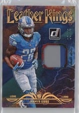 2023 Donruss Leather Kings Jahmyr Gibbs #LK-6 card