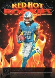2023 Donruss Red Hot Rookies Jahmyr Gibbs #RHR-3 card