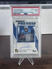 2023 Donruss Rookie Phenom Jersey Autographs Jahmyr Gibbs #RPJA-JGIB card