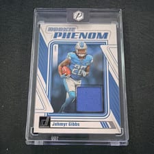 2023 Donruss Rookie Phenom Jerseys Jahmyr Gibbs #RPJ-JGIB card