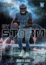 2023 Panini Absolute By Storm Jahmyr Gibbs #BST-8 card