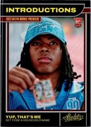 2023 Panini Absolute Introductions Jahmyr Gibbs #4 card