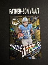 2023 Panini Mosaic Razzle Dazzle Jahmyr Gibbs #RD-24 card
