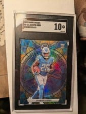2023 Panini Mosaic Stained Glass Jahmyr Gibbs #SG-26 card