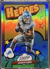 2024 Panini Prestige Heroes Jahmyr Gibbs #3 card