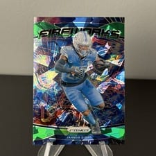 2024 Panini Prizm Fireworks Jahmyr Gibbs #7 card