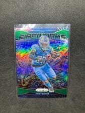 2024 Panini Prizm Fireworks Jahmyr Gibbs #7 card