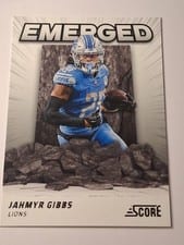 2024 Score Emerged Jahmyr Gibbs #EM-JGS card