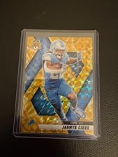 2025 Panini Mosaic Jahmyr Gibbs Mosaic Gold #103 card