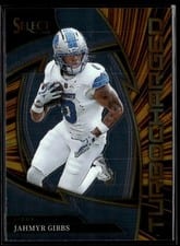 2025 Panini Select Turbocharged Jahmyr Gibbs #14 card