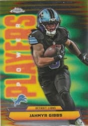2025 Topps Chrome Power Players Jahmyr Gibbs #PP-12 card