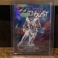 2025 Topps Cosmic Chrome Cosmic Dust Jahmyr Gibbs #CD-13 card