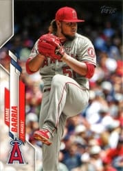 2020 Topps Base Set Jaime Barria #428 card