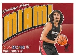 2023-24 Hoops Rookie Greetings Jaime Jaquez Jr. #2 card