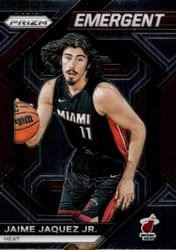 2023-24 Panini Prizm Emergent Jaime Jaquez Jr. #23 card