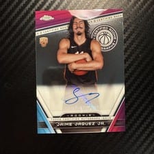 2023-24 Topps Chrome Certified Rookie Autographs Jaime Jaquez Jr. #CRA-JJ card
