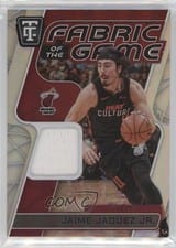 2024-25 Panini Totally Certified Fabric of the Game Jaime Jaquez Jr. #FOG-JJJ card