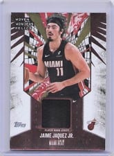 2025-26 Topps Woven Wonders Relics Jaime Jaquez Jr. #WW-JJ card