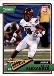 2018 Panini Classics Base Set Jaire Alexander #273 card