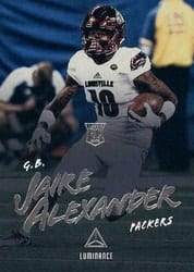 2018 Panini Luminance Base Set Jaire Alexander #124 card