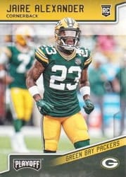 2018 Panini Playoff Base Set Jaire Alexander #249 card
