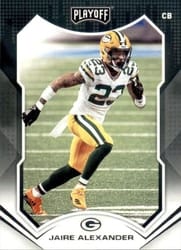 2021 Panini Playoff Base Set Jaire Alexander #141 card