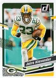 2023 Donruss Base Set Jaire Alexander #109 card