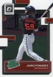 2022 Donruss Optic Rated Prospects Jairo Pomares #RP-5 card