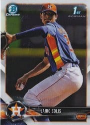 2018 Bowman Chrome Prospects Jairo Solis #BCP232 card