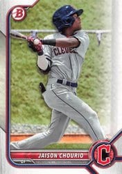 2022 Bowman Draft Base Set Jaison Chourio #BD-189 card