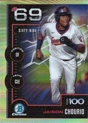 2025 Bowman Bowman Scouts Top 100 Jaison Chourio #BTP-69 card