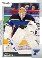 2020-21 O-Pee-Chee Base Set Jake Allen #11 card