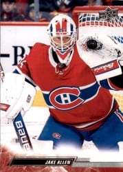 2022-23 Upper Deck Base Set Jake Allen #93 card