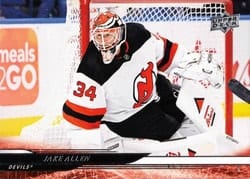 2024-25 Upper Deck Base Set Jake Allen #355 card