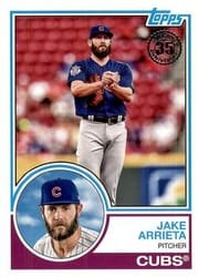 2018 Topps 1983 Topps Baseball 35th Anniversary Jake Arrieta #83-21 card